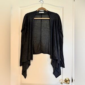 Hollister dark grey lightweight cardigan​​​​​​